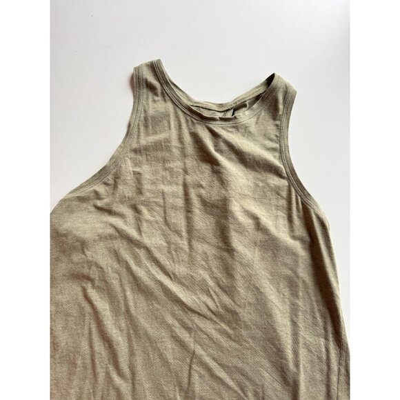 LULULEMON All Tied Up Grape Leaf Green Pima Cotton Tie Back Tank Top, Size 4 - Picture 10 of 13